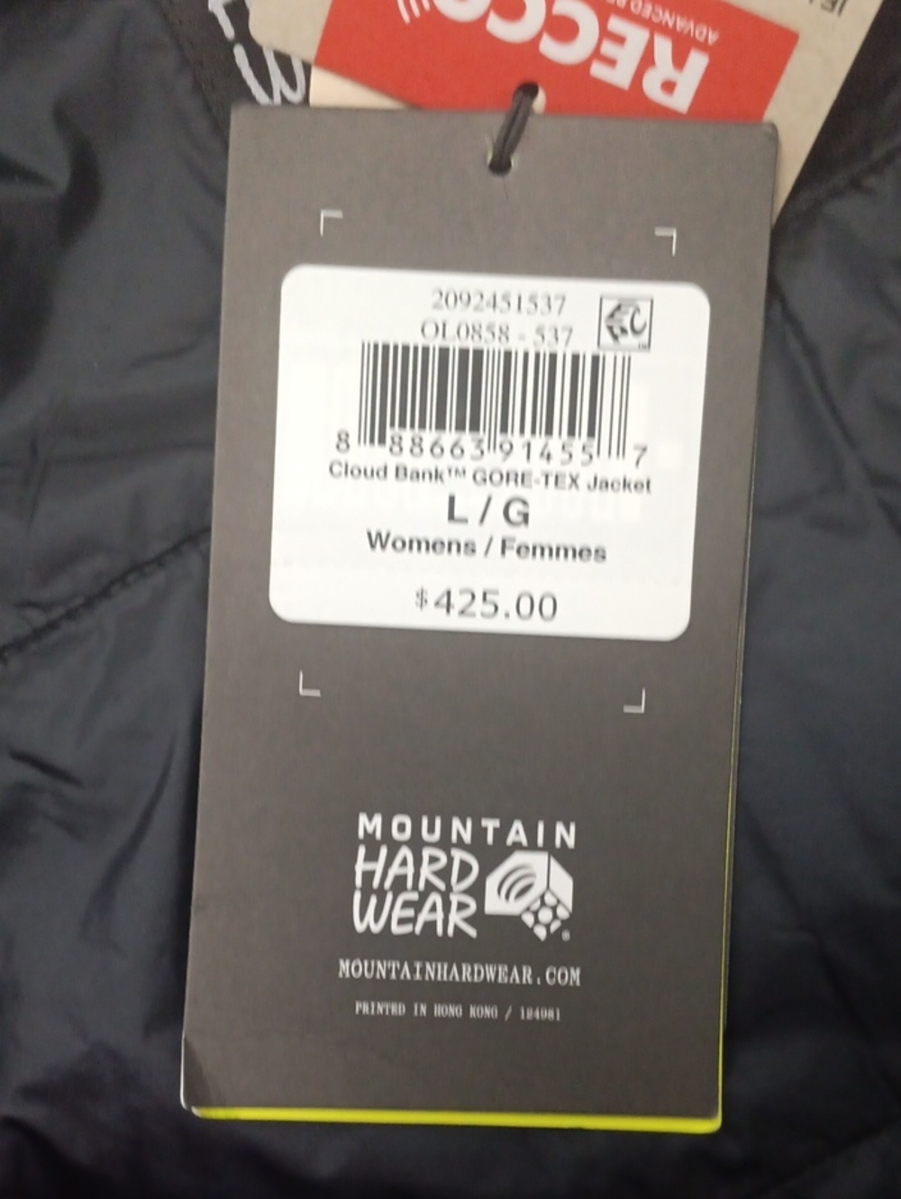 Mountain Hardwear Women's Cloud Bank GORE-TEX Jacket - Purple And Black
